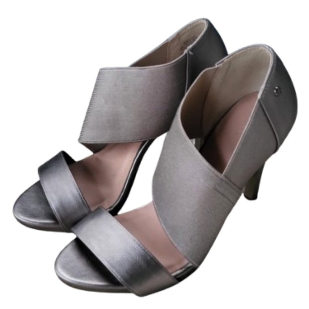 Simply Vera Women’s Heels Dress Shoes Metallic Pewter - Size 9 - Picture 11 of 12